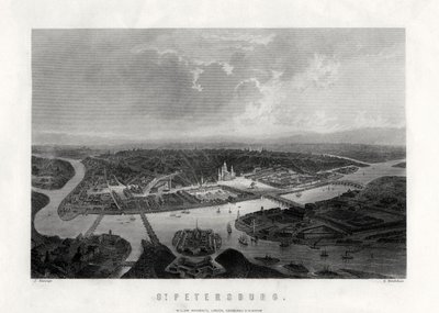 St Petersburg, Ryssland, 1800-talet av Samuel Bradshaw