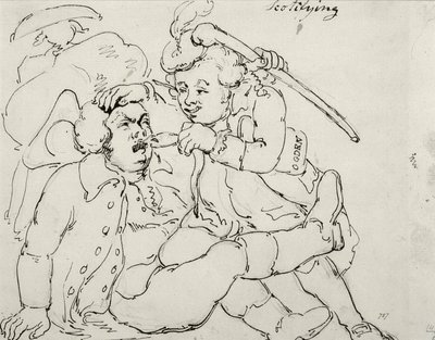 D. 757 "Boswells pittoreska skönheter" av Samuel Collings (fl. 1780-90) av Samuel Collings