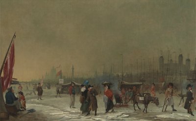 Frost på Themsen av Samuel Collings