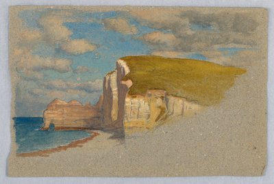 Klipporna vid Etretat av Samuel Colman