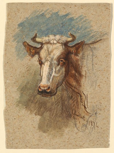 Teckning, Studier: Skisser från Frankrike. Etretat, Seine-Inférieure, Quimper, Bretagne, 1874 av Samuel Colman