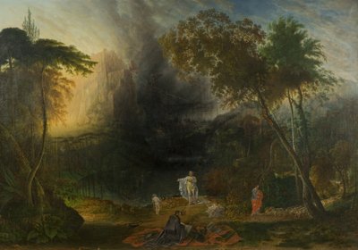 The Coming of the Messias and the Destruction of Babylon, c.1832 (olja på duk) av Samuel Colman