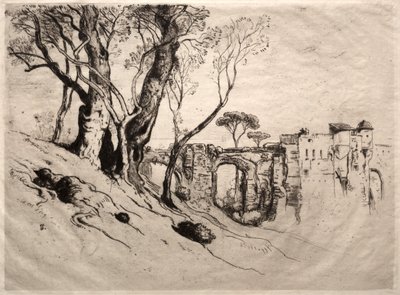 Rivierans olivträd, 1884. av Samuel Colman