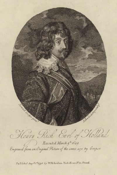 Henry Rich Earl av Holland av Samuel Cooper