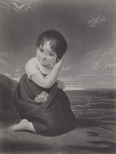 Ett meddelande från havet (gravyr) av Samuel Cousins
