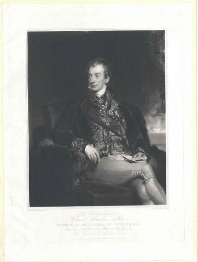 Clement Wenzel Lothar prins av Metternich-Winneburg av Samuel Cousins