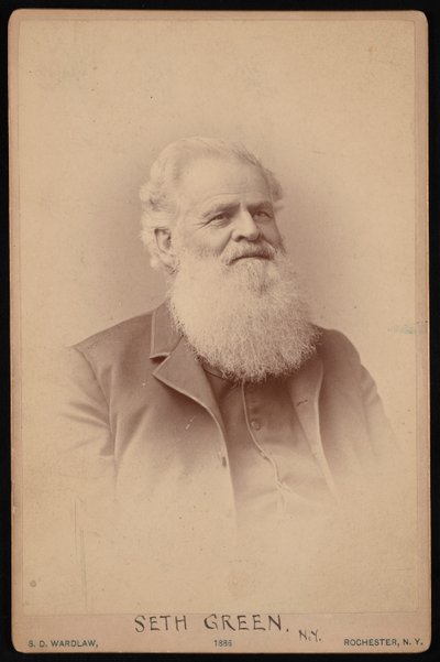 Porträtt av Seth Green 1817-1888, 1886. av Samuel D Wardlaw