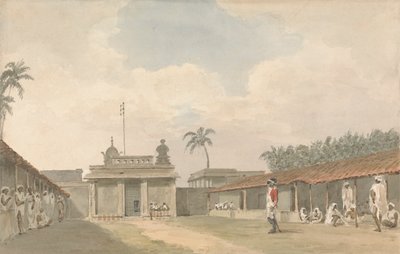 En Sepoy Sargent i en förening av Samuel Davis
