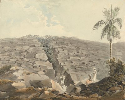 Klyft i en formation av stenar av Samuel Davis