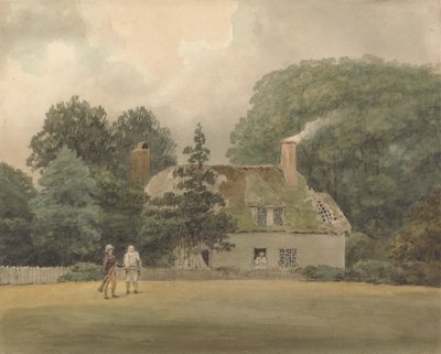 Stuga på grund av Ayot St. Lawrence Hertfordshire av Samuel Davis