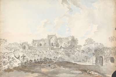 Gamla moskén i Rajmahal [Rajmahal] av Samuel Davis