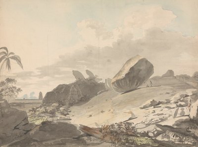 De sju pagoderna, Mamallapuram av Samuel Davis