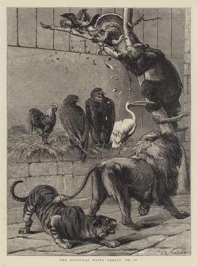 Den europeiska lyckliga familjen, nr II av Samuel Edmund Waller