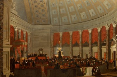 Representanthuset, ca 1822 av Samuel Finley Breese Morse
