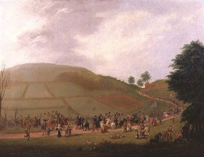 The Election Procession of Sir William Miles (1797-1878) (olja på duk) av Samuel Griffiths Tovey