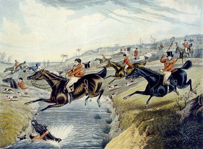 The Grand Leicestershire Fox Hunt, skylt 2, graverad av Charles Hunt av Samuel Henry (after) Alken