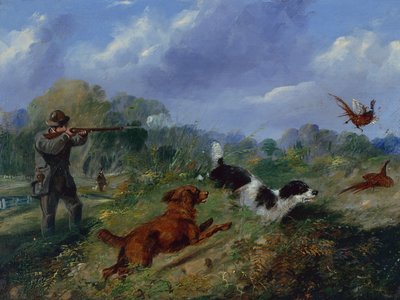 Fasanskytte (olja) av Samuel Henry Alken