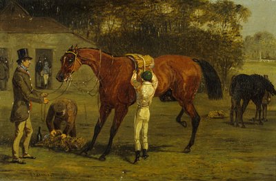 Sadel (olja på duk) av Samuel Henry Alken