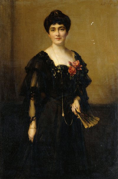 Porträtt av fru Frederick Ashton Johnson av Samuel Henry William Llewelyn