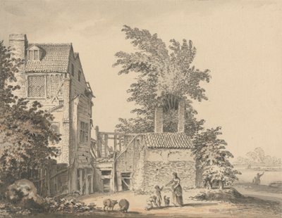 På Mortlake av Samuel Hieronymus Grimm