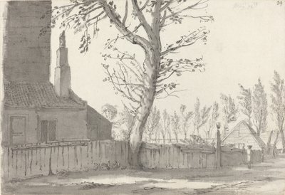 High Street vid Manor House, Marylebone av Samuel Hieronymus Grimm