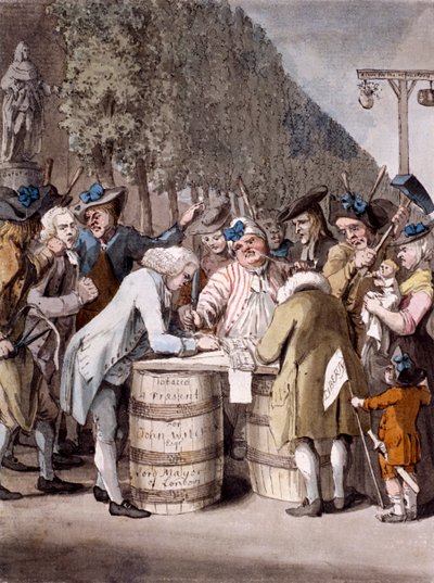 "Valet i Middlesex", 1775. av Samuel Hieronymus Grimm