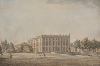 Vy över Wingerworth Hall, Derbyshire av Samuel Hieronymus Grimm