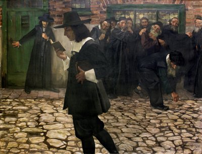 Exkommunicerad Spinoza, 1907. av Samuel Hirszenberg