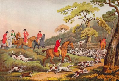 Going to Cover, c1810, 1922 av Samuel Howitt