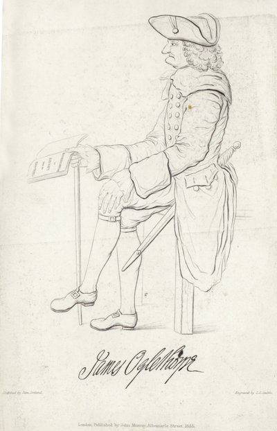 Porträtt av James Oglethorpe av Samuel Ireland