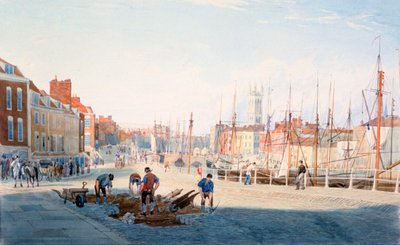 St Augustines Parade, Bristol, c1810 av Samuel Jackson