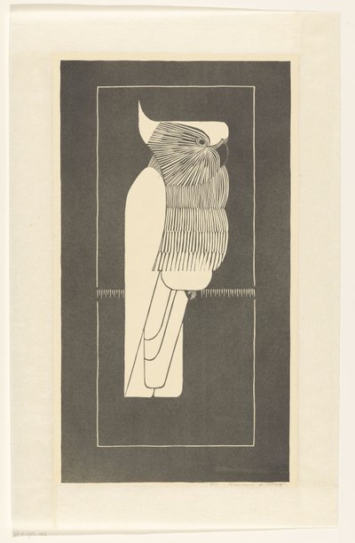 Kroonkaketoe (originaltitel) av Samuel Jessurun de Mesquita (signed by artist)
