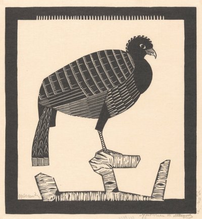 Pauwies (originaltitel) av Samuel Jessurun de Mesquita (signed by artist)