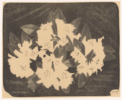 Rhododendron av Samuel Jessurun de Mesquita (signed by artist)