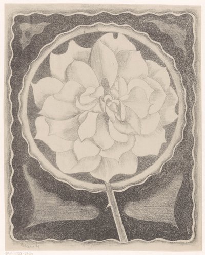 Roos av Samuel Jessurun de Mesquita (signed by artist)