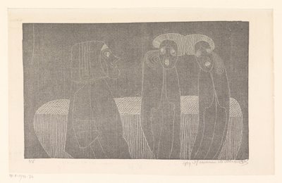 siamesiska tvillingar av Samuel Jessurun de Mesquita (signed by artist)