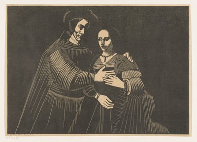 Porträtt av en häst som gestalter från Gamla testamentet, kallad "The Jewish Bride" av Samuel Jessurun de Mesquita