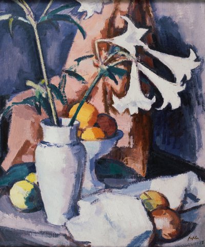 Madonna Lilies, ca 1926 av Samuel John Peploe