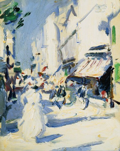 Gata i Paris, ca. 1907 av Samuel John Peploe