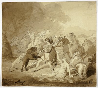 Scen ur Cymbeline av Samuel John Stump