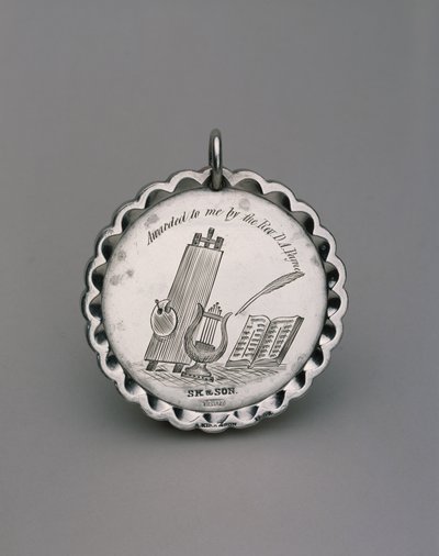 Broderimedalj, ca 1850 (silver) av Samuel Kirk