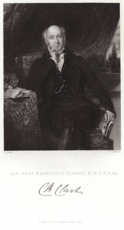Porträtt av Sir Charles Mansfield Clarke av Samuel Lane