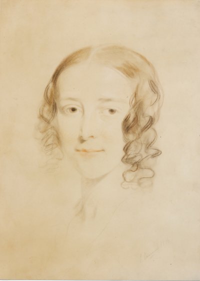 Frances Elizabeth Dickens (Fanny Burnett), 1836 (pastell & krita på papper) av Samuel Laurence