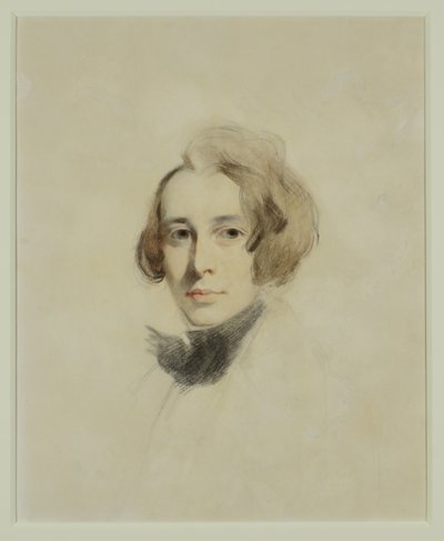 Preliminär skiss av Charles Dickens, 1837 av Samuel Laurence