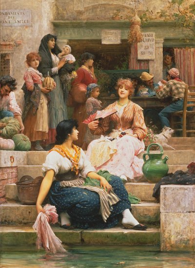 venetianer av Samuel Luke Fildes