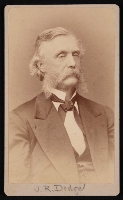Porträtt av Jacob Richards Dodge 1823-1902, 1878. av Samuel Montague Fassett
