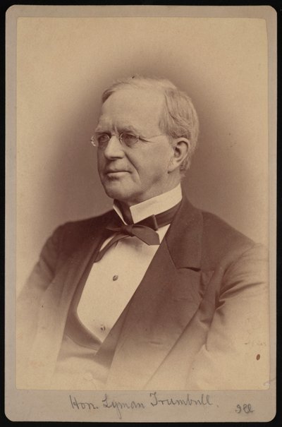 Porträtt av Lyman Trumbull 1813-1896, 1877. av Samuel Montague Fassett