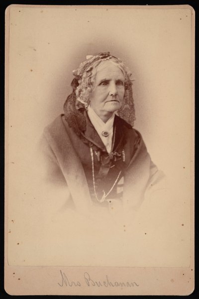 Porträtt av fru Buchanan, 1875. av Samuel Montague Fassett