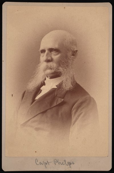 Porträtt av Seth Ledyard Phelps 1824-1885, 1878. av Samuel Montague Fassett