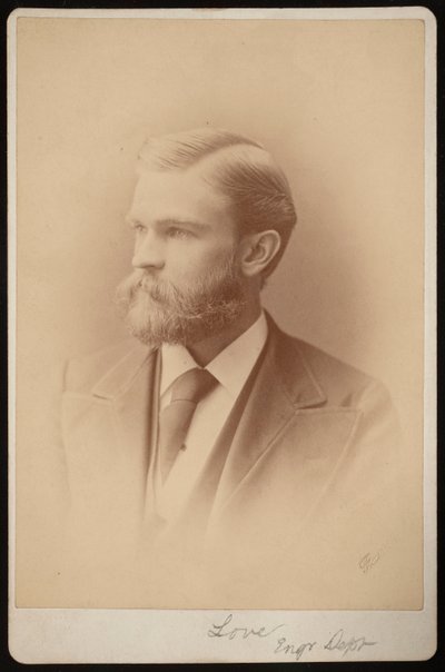 Porträtt av oidentifierad man, mellan 1876 och 1880. av Samuel Montague Fassett